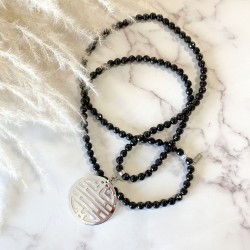 Collier long noir